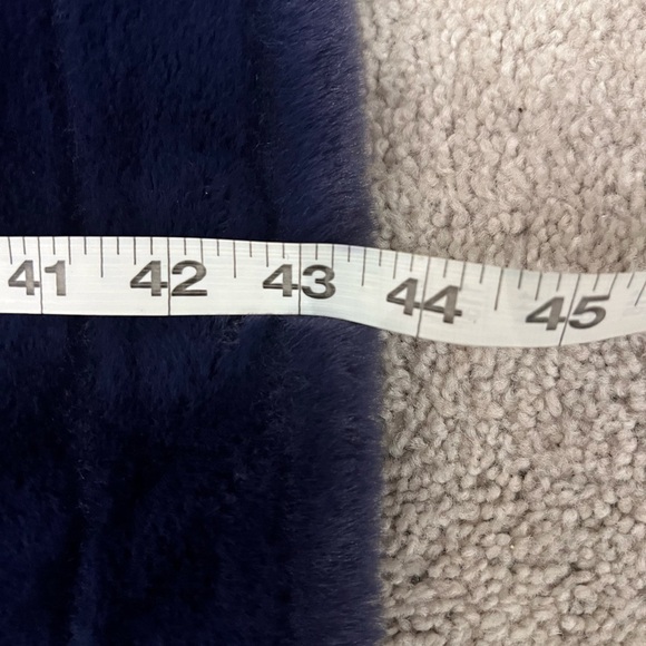 NWT Rachel Zoe Blue faux fur - Picture 12 of 14